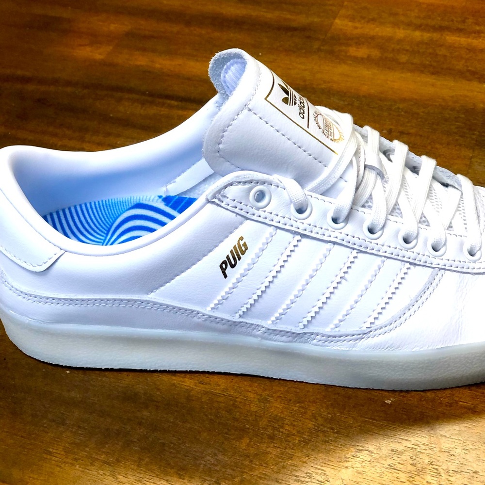 Adidas Puigs All White